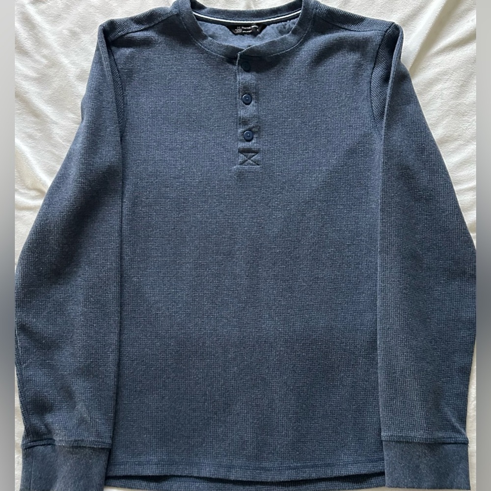 Members Mark Thermal Waffle Henley, M